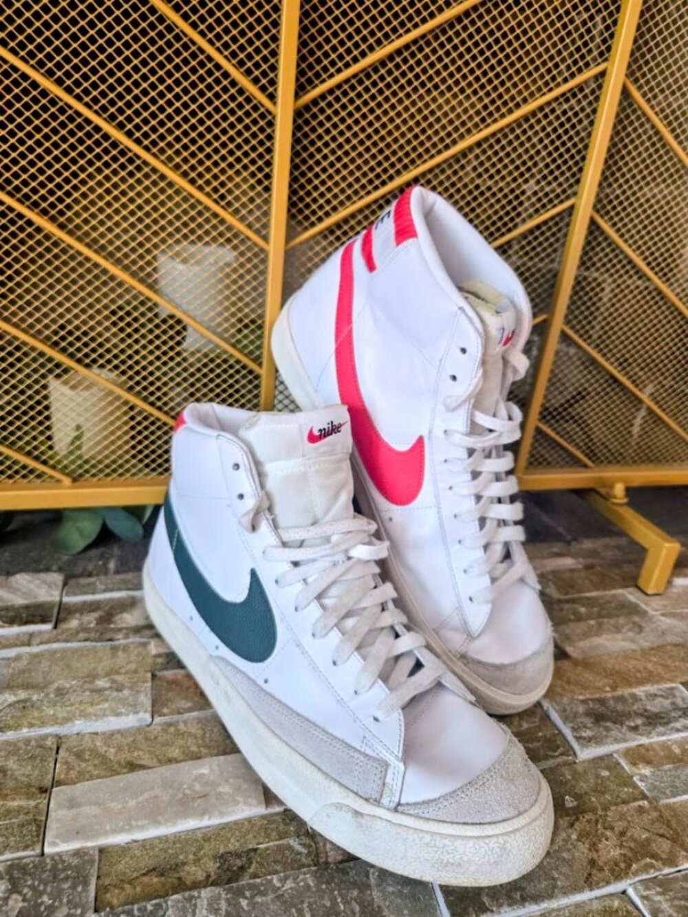 Nike Blazer Mid '77 Vintage Mismatched Basketball Swooshes - Men's US 13 / UK 12